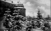 Örebro slott från Centralparken,  före 1960-talet