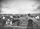 Hagaby från SJ vattentorn vid Hovstavägen, 1936