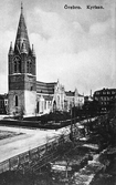 Nikolaikyrkan sett från Nikolaigatan, 1920-tal