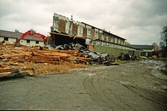 Rivning inför byggnation av Väster Park, 1999