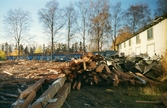 Rivning inför byggnation av Väster Park, 1999