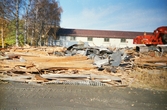 Rivning inför byggnation av Väster Park, 1999