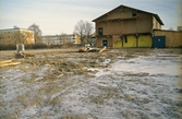 Rivning inför byggnation av Väster Park, 2000