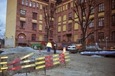 Byggnation vid Järnvägsgatan, 2005