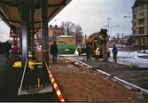 Arbeten vid Resecentrum norrut, 1998-11-25