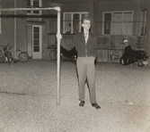 Elev på Karolinska skolan, 1956
