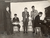 Musikkvintett på Karolinska skolan. 1956