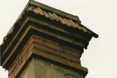 Skorstenen på Lundmarkska villan, ca 1985