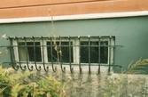 Källarfönster på Lundmarkska villan, ca 1985
