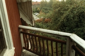 Utsikt från Lundmarkska villans balkong, ca 1985