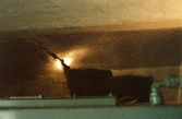 Detalj av taket ovanför oljetanken, ca 1985