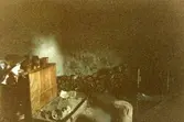 Förvaring i Lundmarkska villans källare, ca 1985