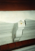 Utvändig takdetalj på Lundmarkska villan, ca 1985