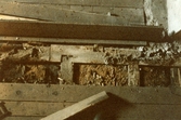 Detalj av golv i Lundmarkska villan, ca 1985
