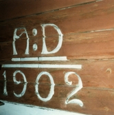 Datering på Lundmarkska villan, ca 1985