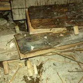 Golv från Lundmarkska villan, ca 1985