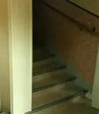 Renoverad trappuppgång i Lundmarkska villan, ca 1985