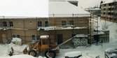 Nybyggnation vid Lundmarkska villan, ca 1985