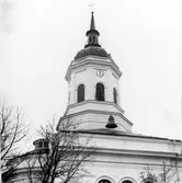 Nedmontering av storklockan för omgjutning.