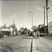 Första majdemonstration i Borgholm.
