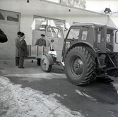 Traktor vid brandkåren på Öland.