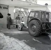 Traktor vid brandkåren på Öland.