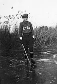 Bandyspelare Erik Klarin från IF Eyra, 1932