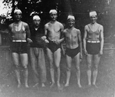 Deltagare i simning runt Stora Holmen, 1931