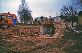 Rivning av gården Ulvåsa Nr:1, 2000