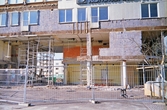 Byggarbete under upprustning av Markmacken, 2001