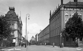 Edwalls hörna och Rådhuset vid Drottninggatan, 1920-tal