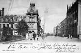 Edwalls hörna och Rådhuset på Drottninggatan, 1903