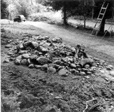 Gravanläggning. Fornlämning nr 3, från NV.