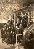 Grupp vid dieselmotorn, 1915
