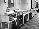 Hushållsmaskiner visas på Gas- och elverkets utställning, 1953