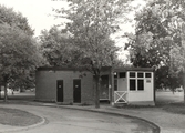 Transformatorstation vid Oskarstorget, 1950-tal
