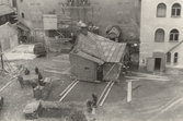 Flyttning av garage, 1949