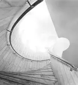 Spiraltrappa i nya kontorshuset, 1970