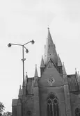Gatubelysning vid Nikolaikyrkan, 1970-tal
