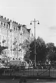 Gatubelysning på Järntorget, 1970-tal