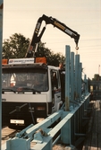Arbete med sättar i Karlslund, 1990-tal