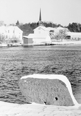 Minnessten i Åtorp i Nysund, 1976