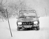 Bil i snöstorm, 1976