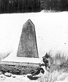 Milsten vid Tallbacken i Kumla, 1976