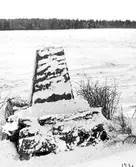 Milsten vid Norrgården i Tycke i Askersund, 1976