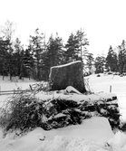 Milsten vid Sänna i Hammar, 1976