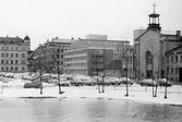 Från badhusbron mot Nygatan, 1970-tal