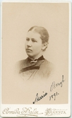 Porträtt på Maria Bergh, år 1891.
