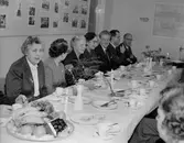 Personalfest på Örebro stads industriverk, 1956