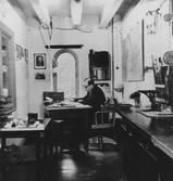 Man på kontor, 1940-tal